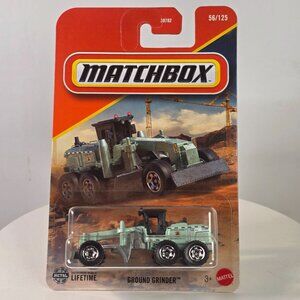Matchbox Ground Grinder Die-Cast Vehicle 56/125 Green National Parks Theme Toy C